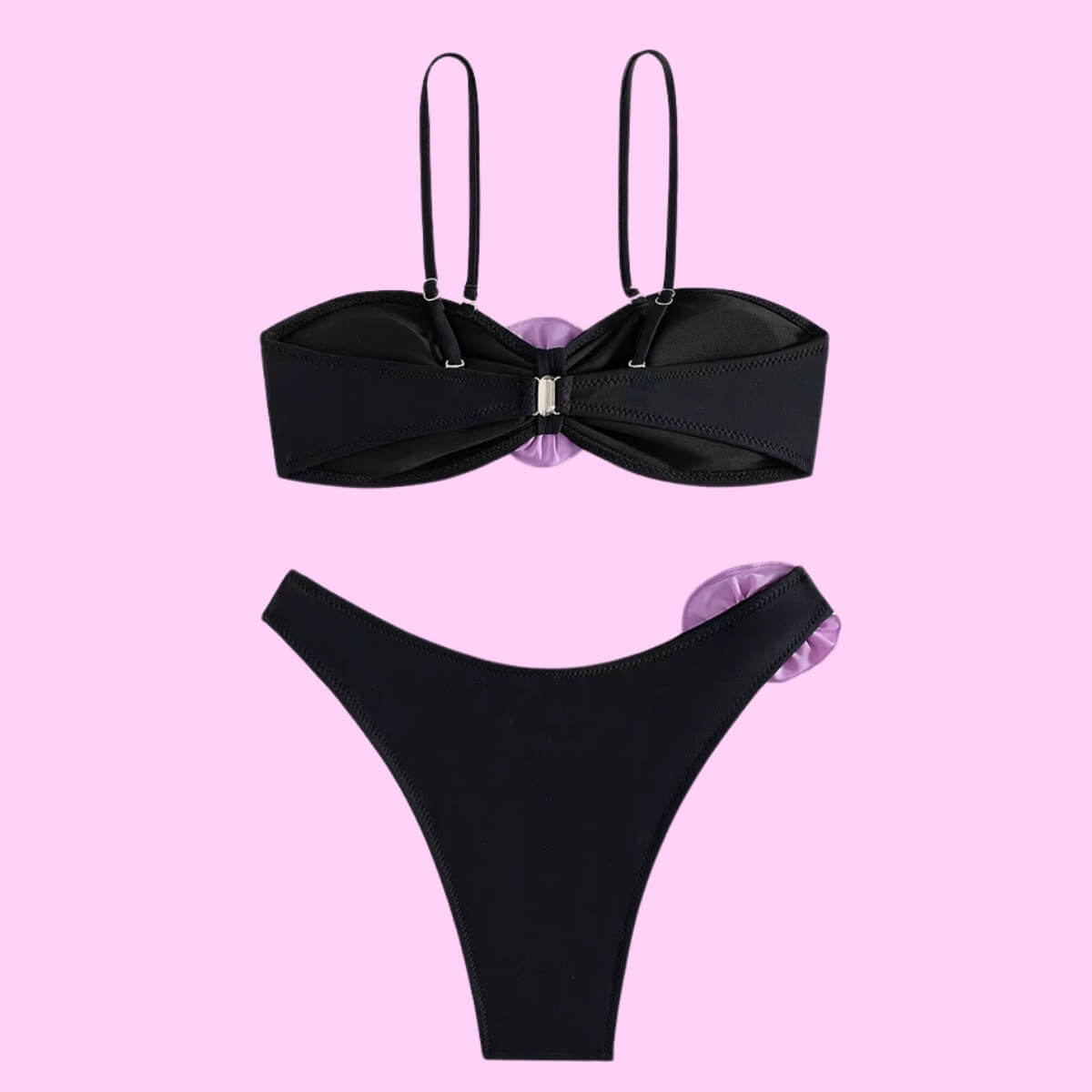 Rosette Bandeau Hipster Bikini
