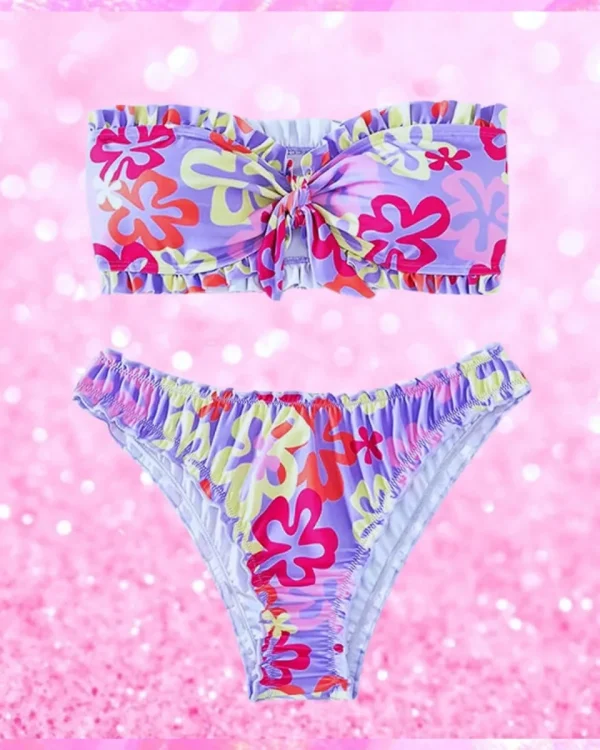 Ruffle Two Piece Bikini Set