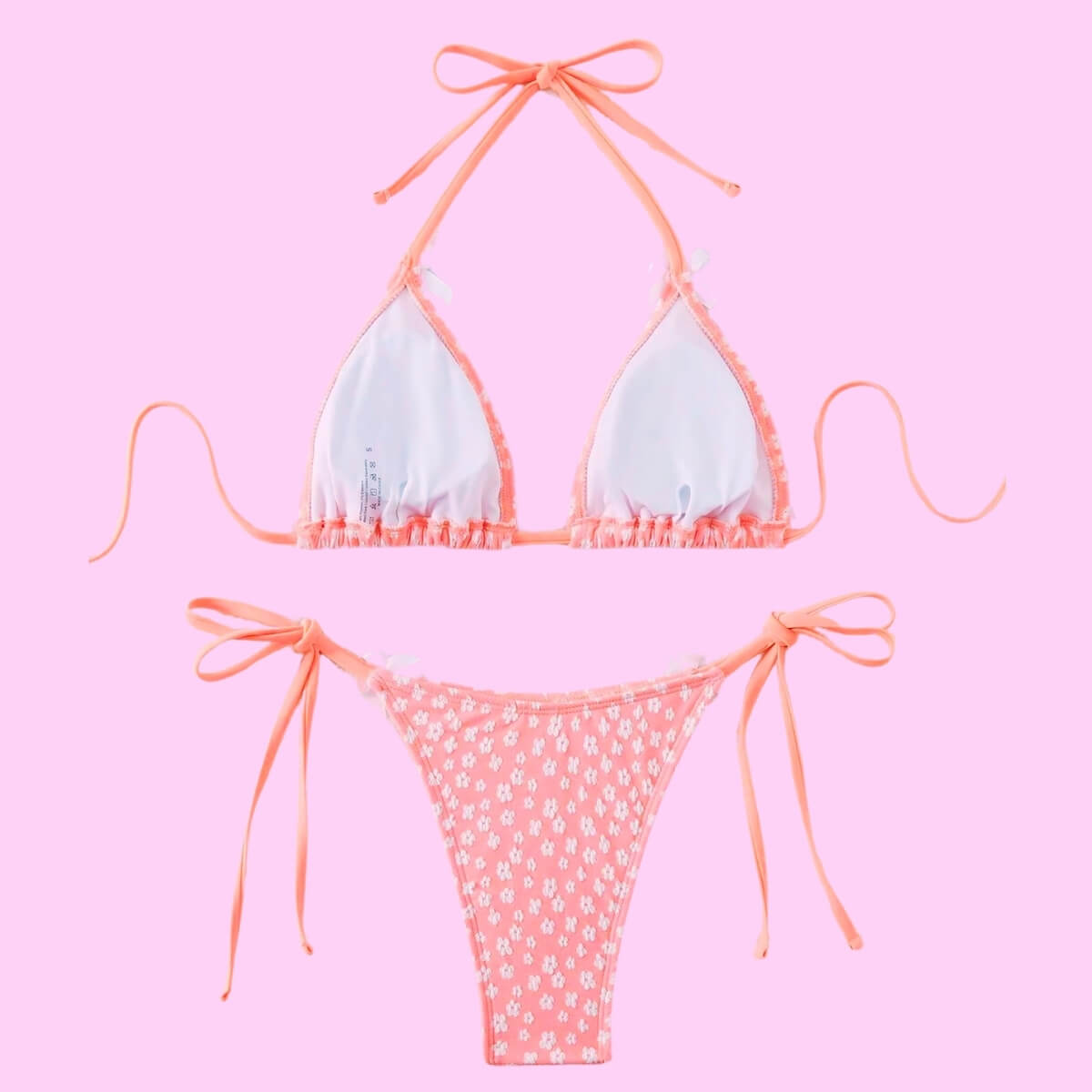 Two Piece Triangle Bikini Set