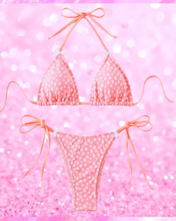Two Piece Triangle Bikini Set