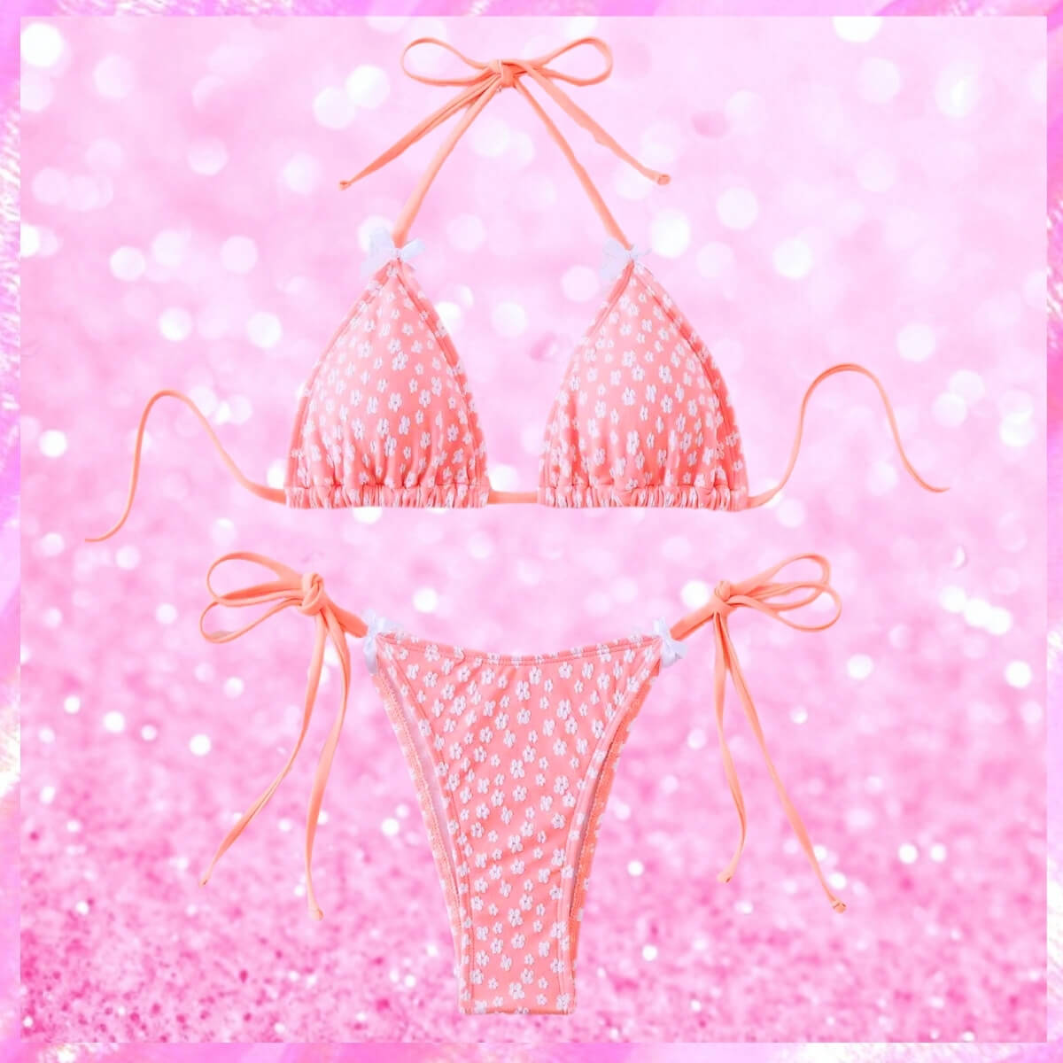 Two Piece Triangle Bikini Set