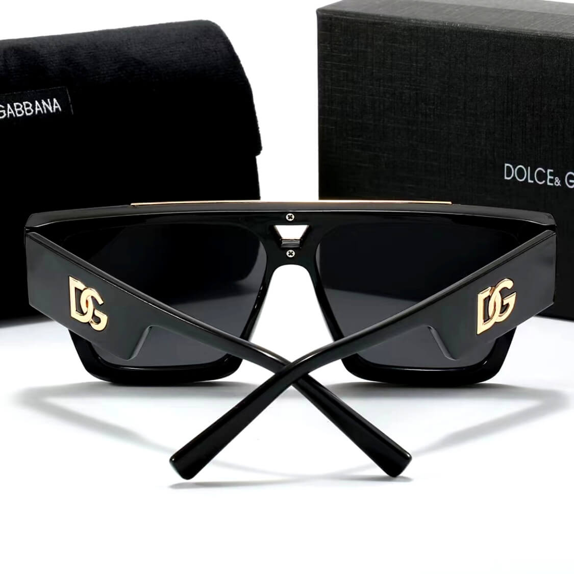 Designer Gold Accent UV Sunglasses