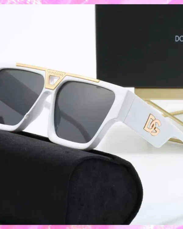 Designer Gold Accent UV Sunglasses