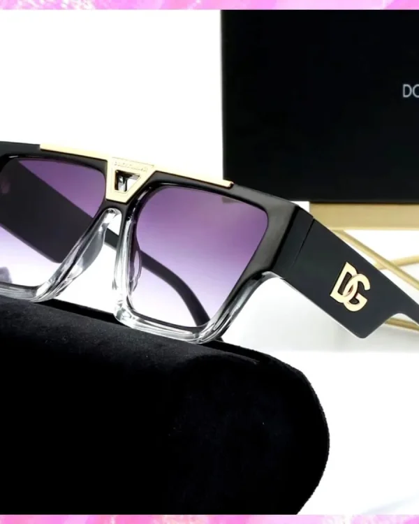 Designer Gold Accent UV Sunglasses