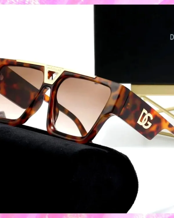 Designer Gold Accent UV Sunglasses Tortoise