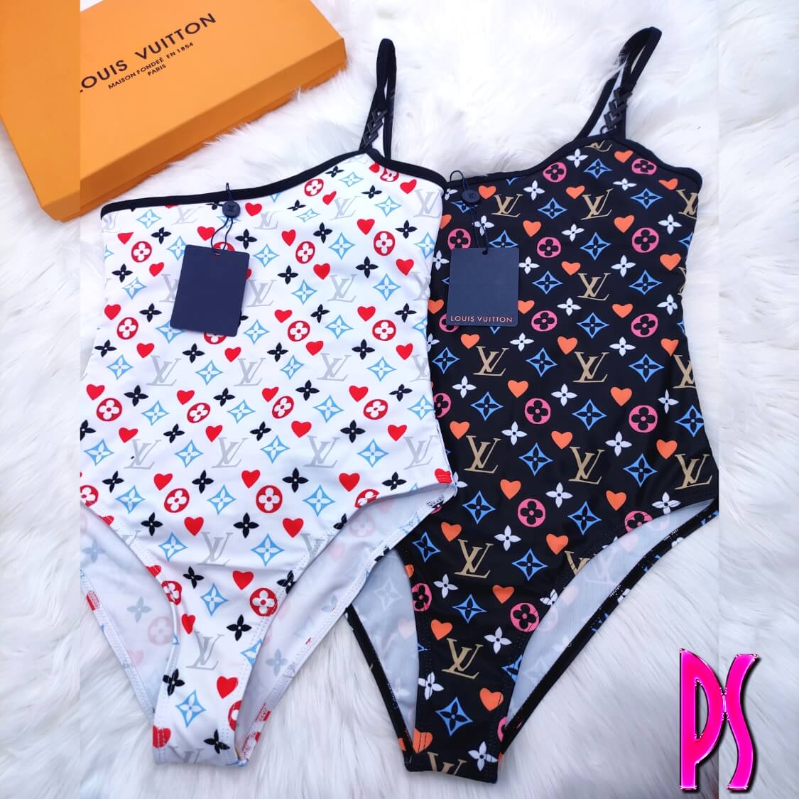 Louis Vuitton One Shoulder Swimsuit 