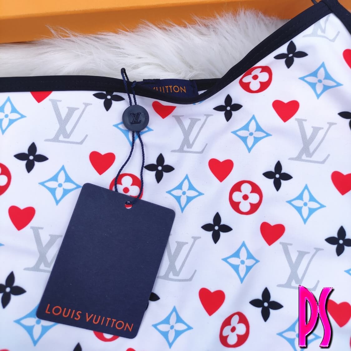 Louis Vuitton One Shoulder Swimsuit 