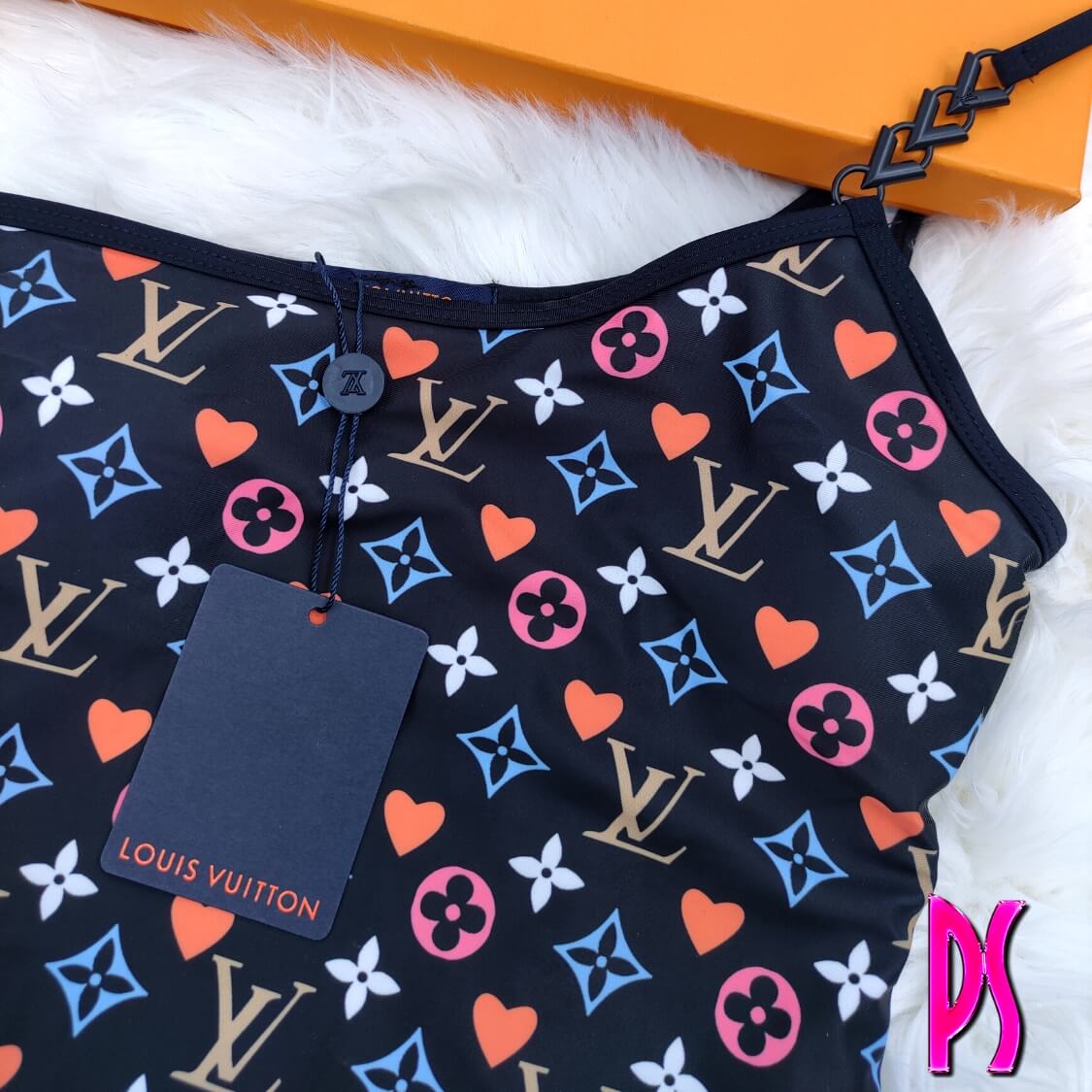 Louis Vuitton One Shoulder Swimsuit 