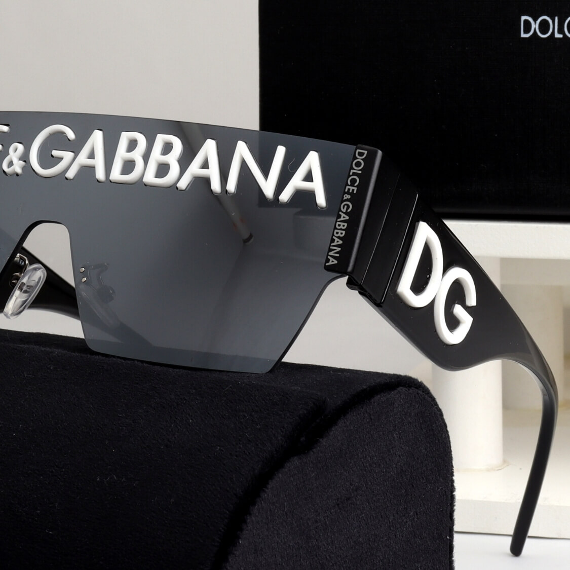 Monogram Logo Shield UV Sunglasses 