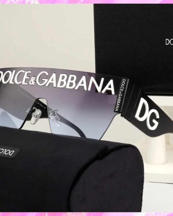 Monogram Logo Shield UV Sunglasses