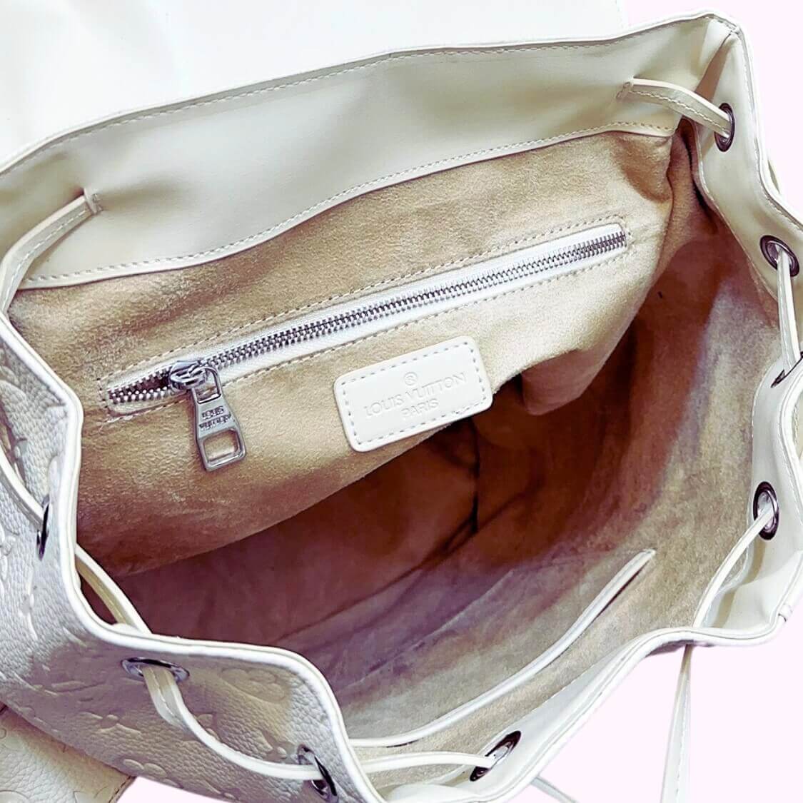 Embossed Logo Backpack
