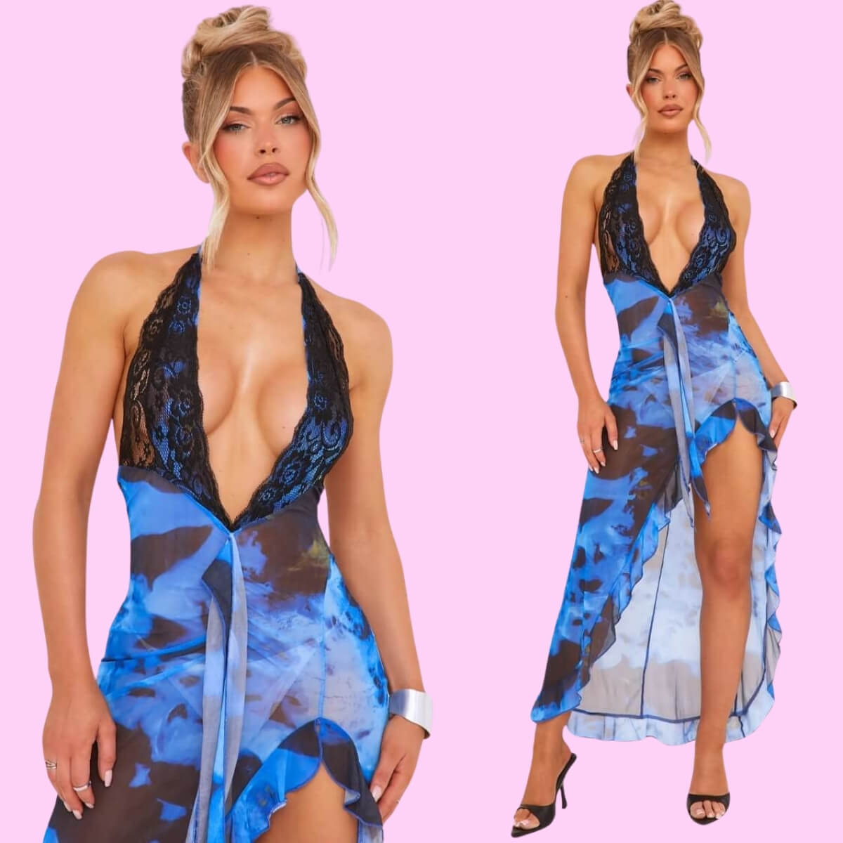 High Slit Maxi Dress