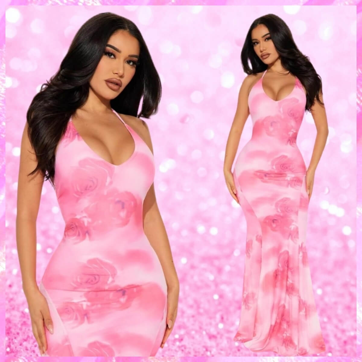 Fit and Flare Maxi Dress