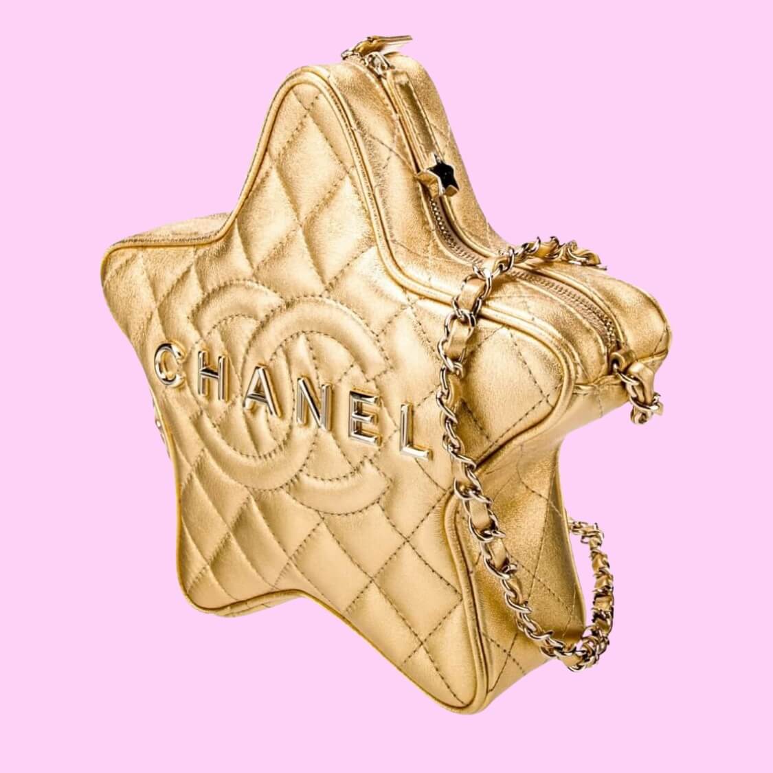 Star Crossbody Bag Gold