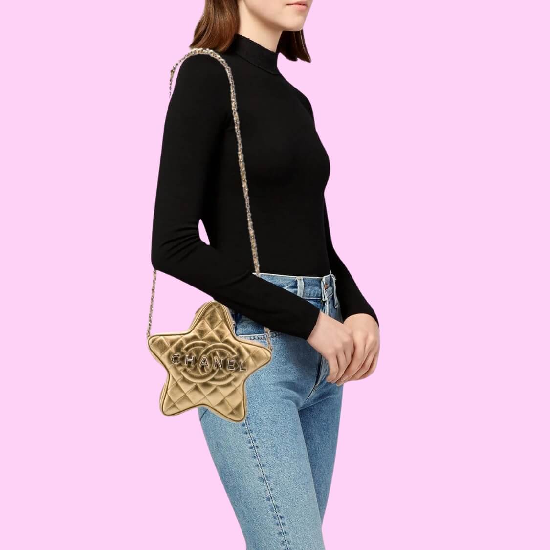 Star Crossbody Bag Gold