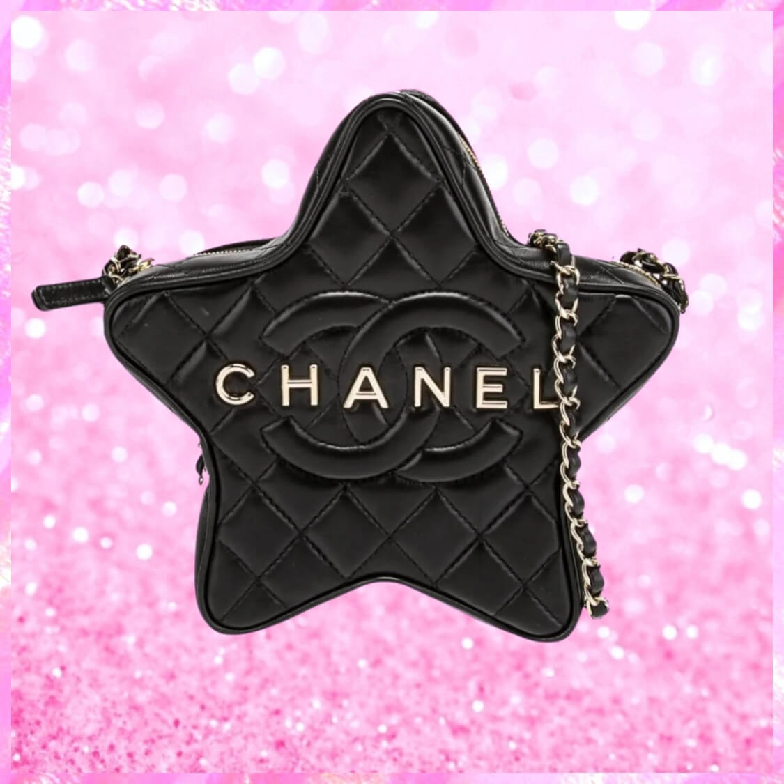 Star Crossbody Bag In Black