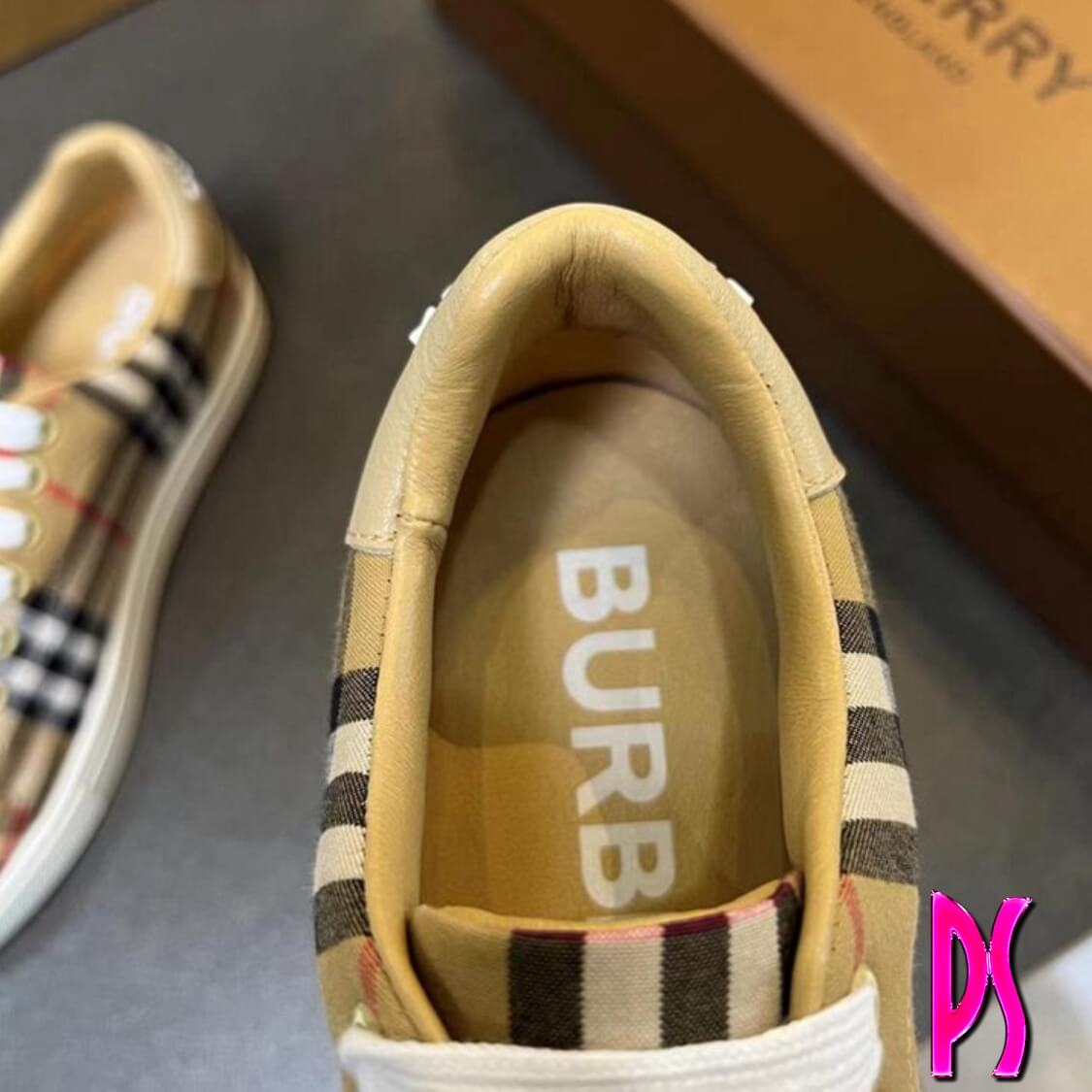 Burberry Plaid Sneakers 