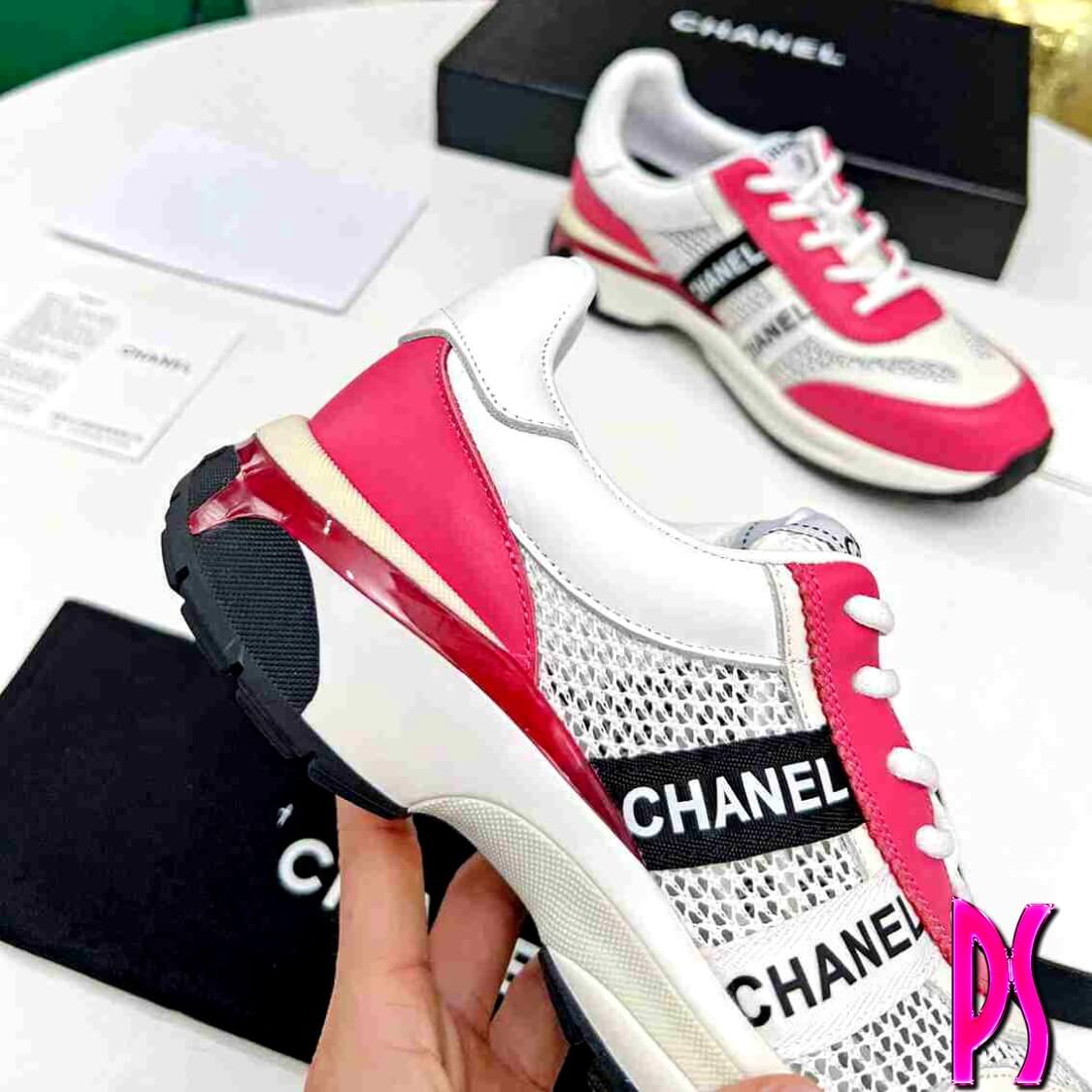 Chanel Breathable Jogging Shoes Pink