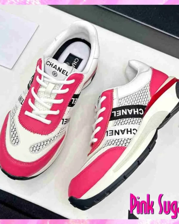 Chanel Breathable Jogging Shoes Pink