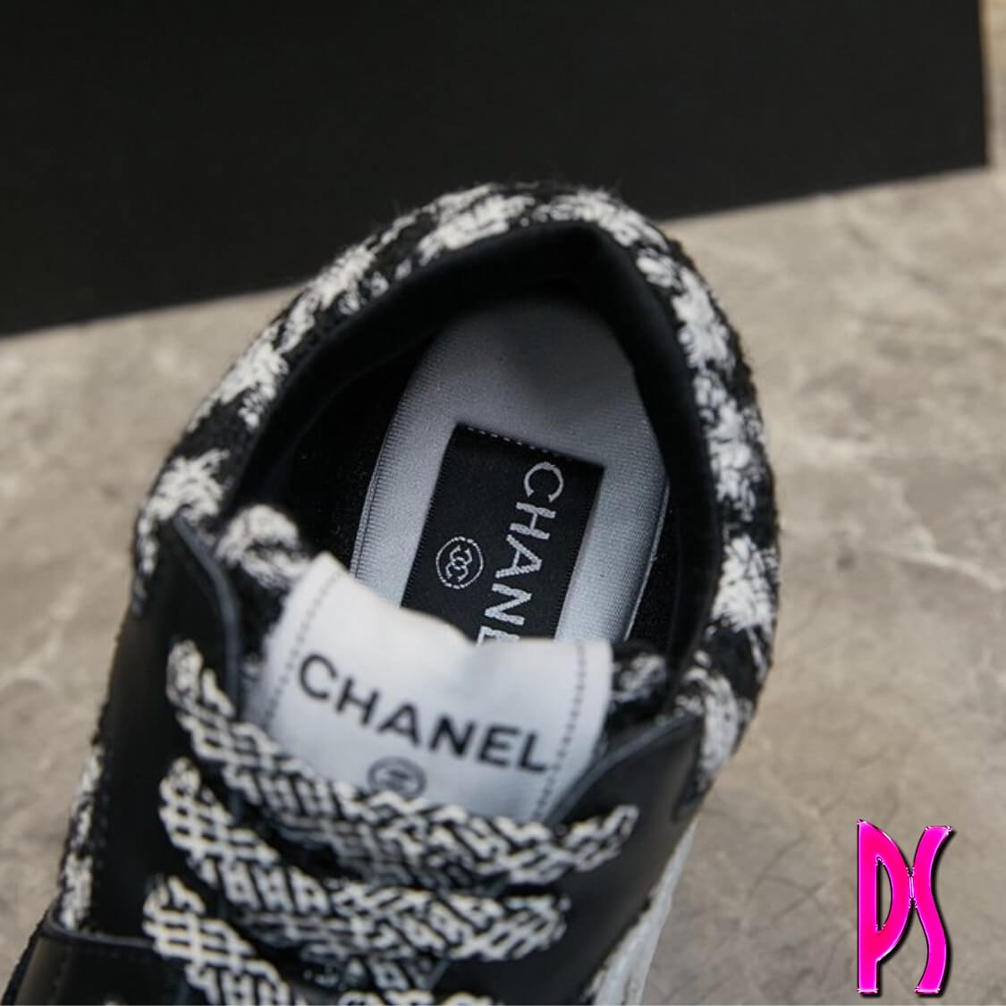 Chanel Houndstooth Sneakers 