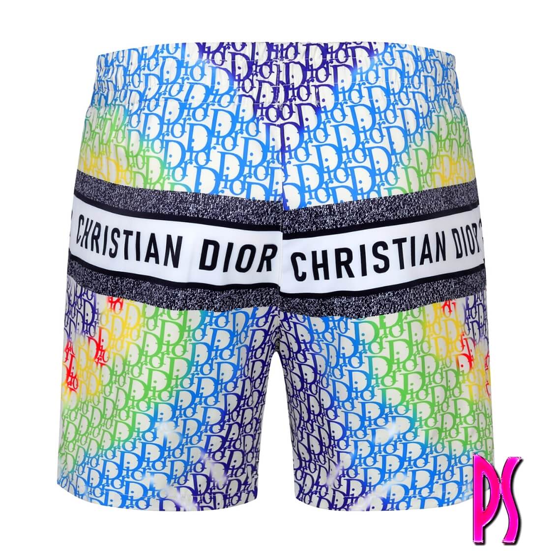 Dior Colorful Print Swim Shorts Men's