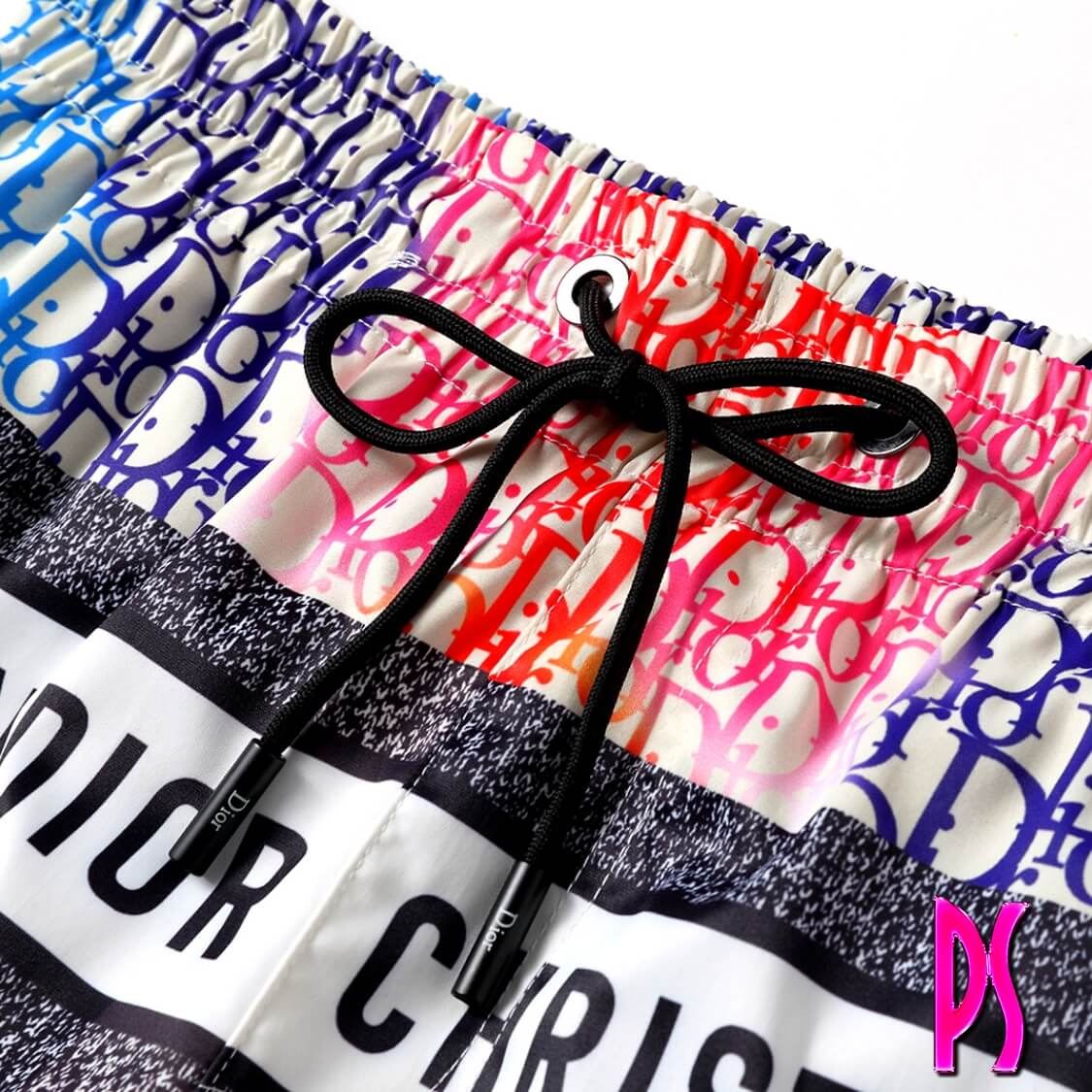 Dior Colorful Print Swim Shorts Men's