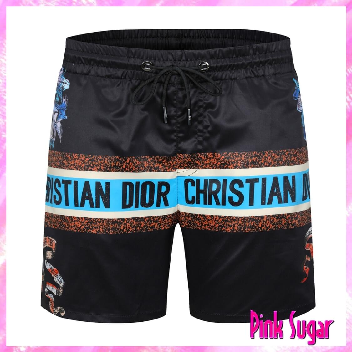 Dior Monogram Swim Shorts Black