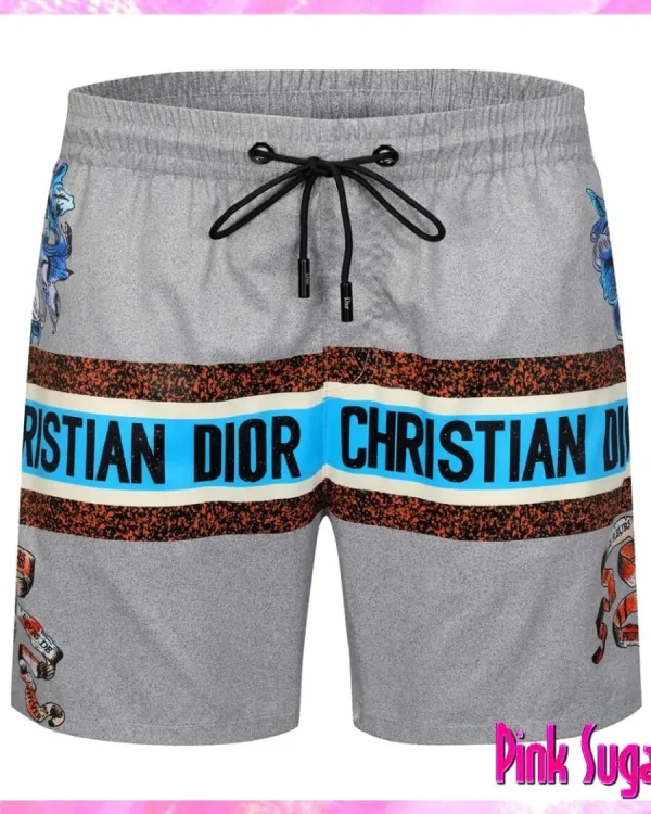 Dior Monogram Swim Shorts Grey