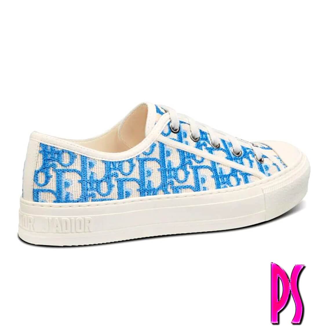 Dior Walk 'N' Platform Sneakers Sky Blue