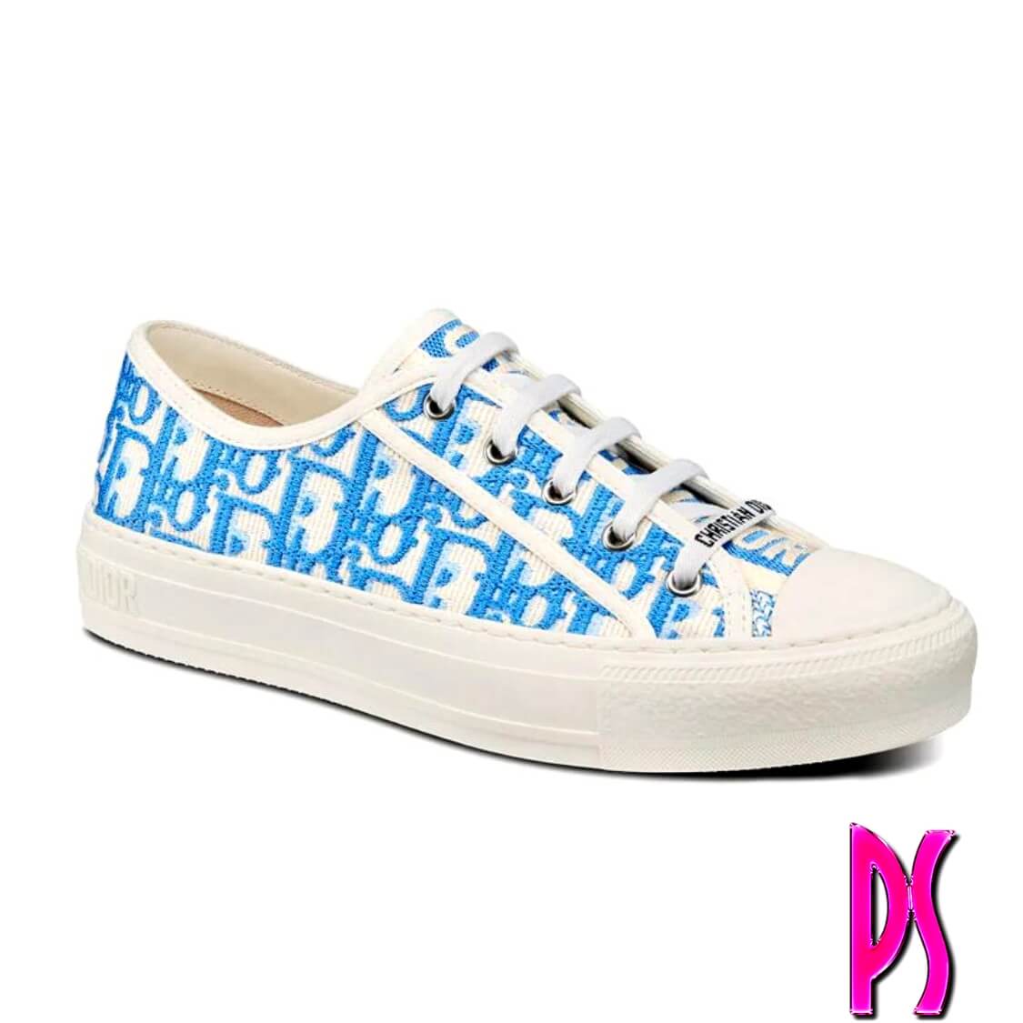 Dior Walk 'N' Platform Sneakers Sky Blue