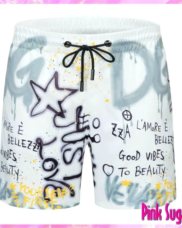 Dolce & Gabbana Graffiti Swim Shorts