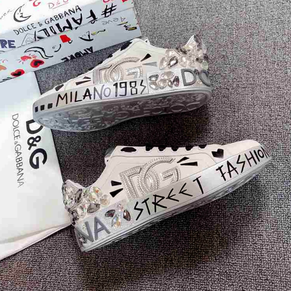 Dolce & Gabbana Sneakers Silver