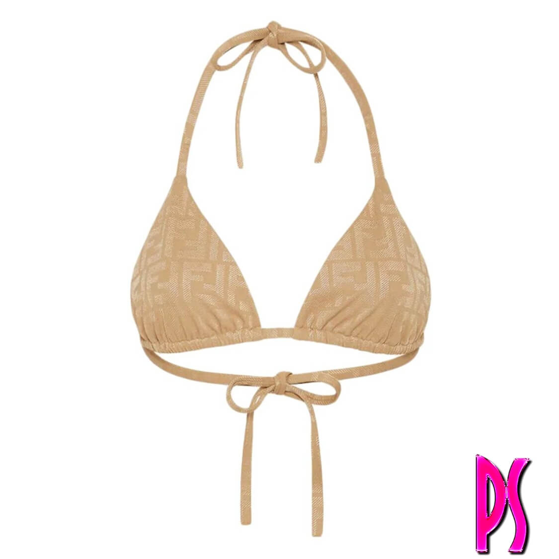 Fendi Motif Triangle Bikini
