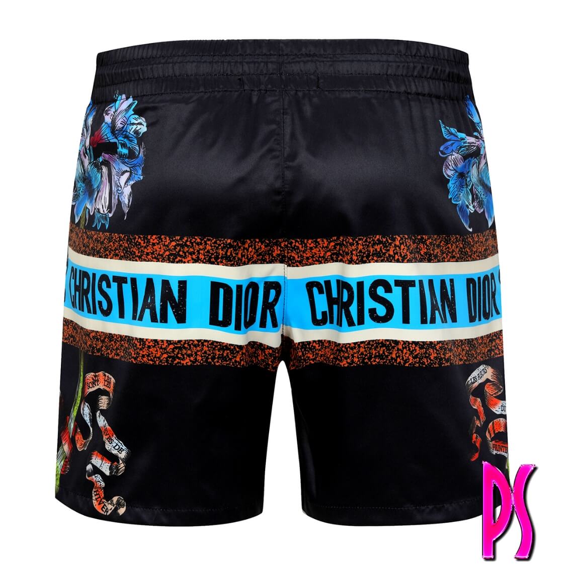 Dior Monogram Swim Shorts Black