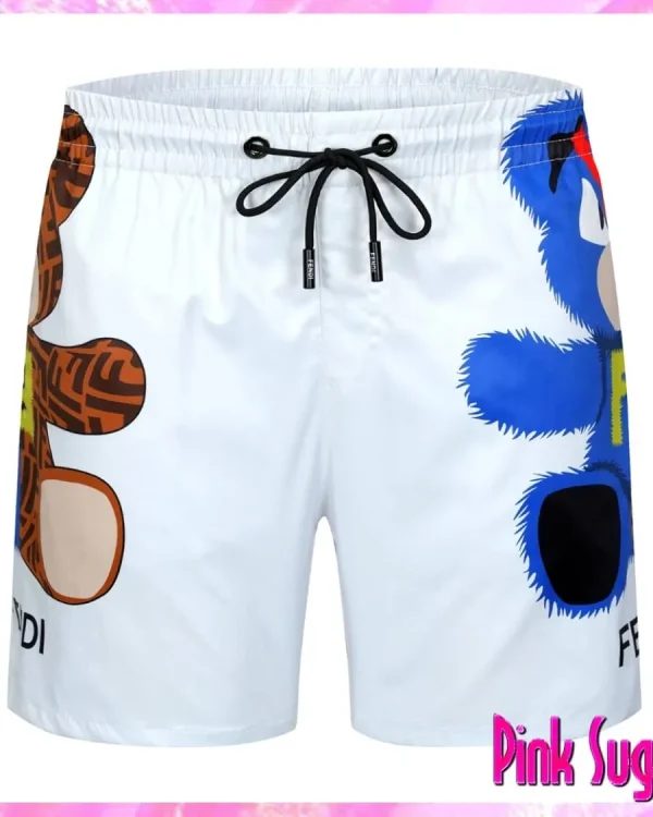 Fendi Teddy Bear Swim Shorts
