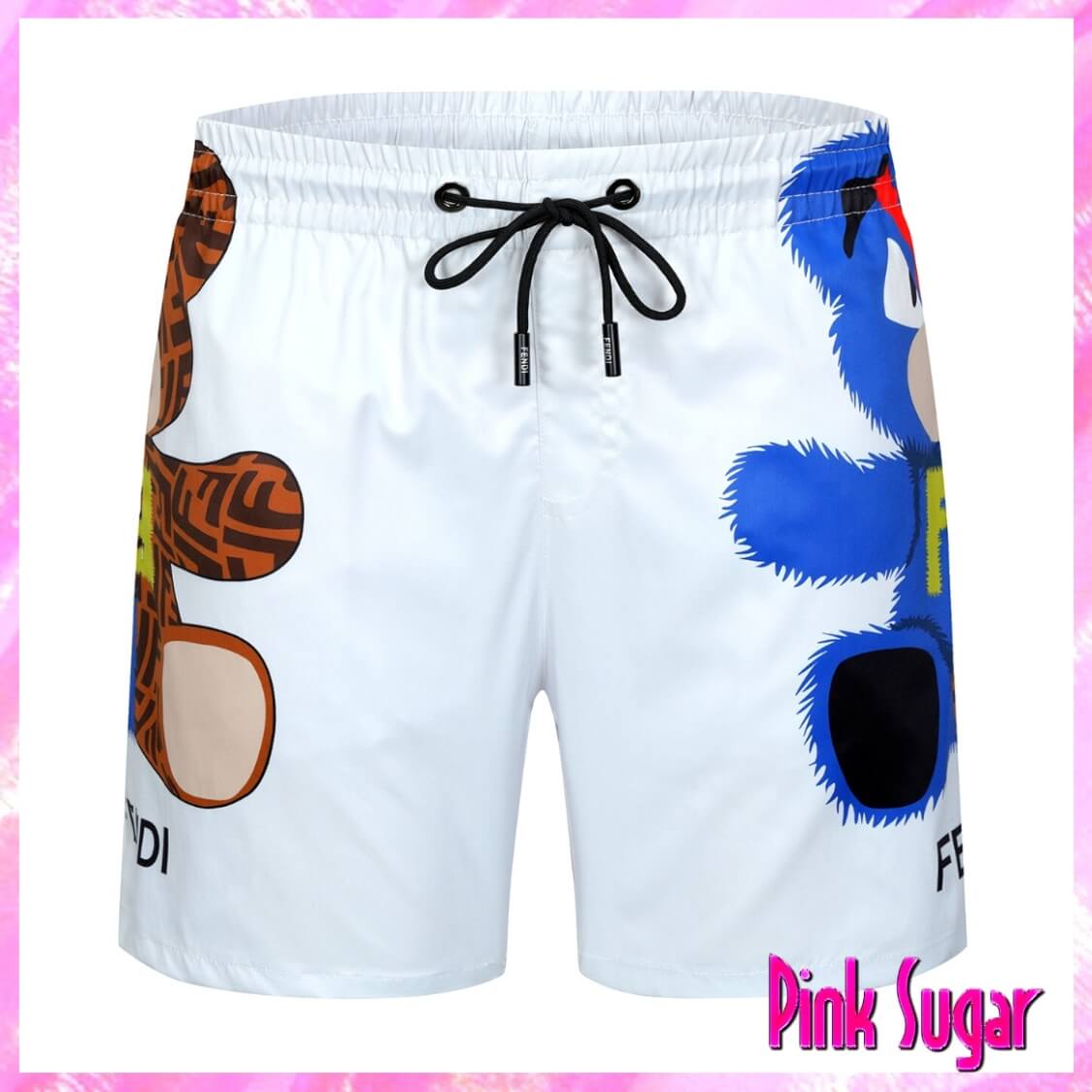 Fendi Teddy Bear Swim Shorts