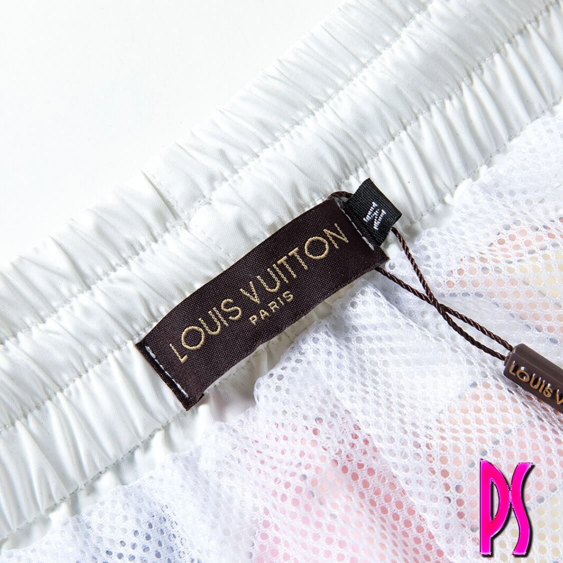 Louis Vuitton Graffiti Print Y2K Swim Shorts