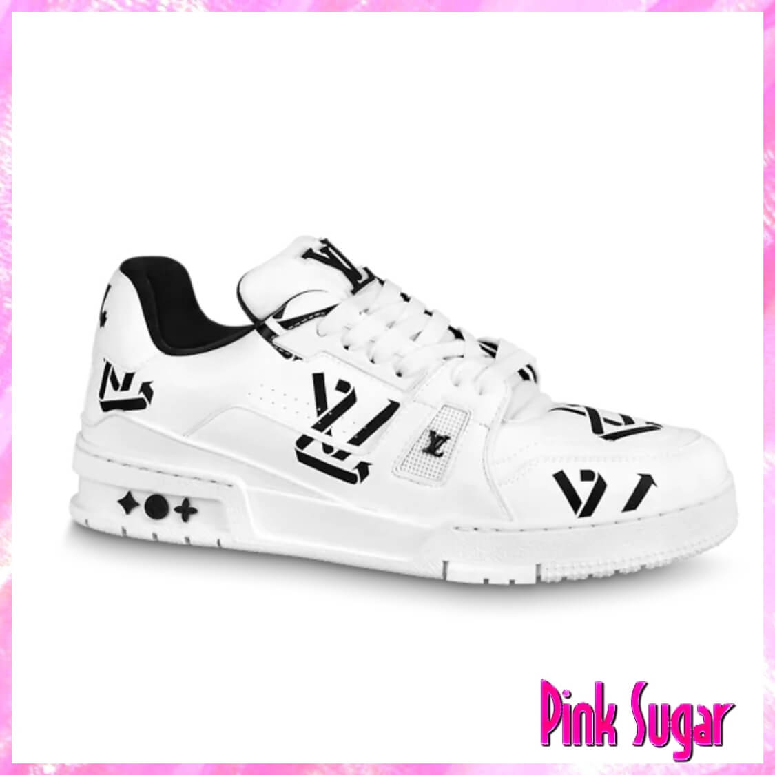 Louis Vuitton Logo Trainer Sneaker Black