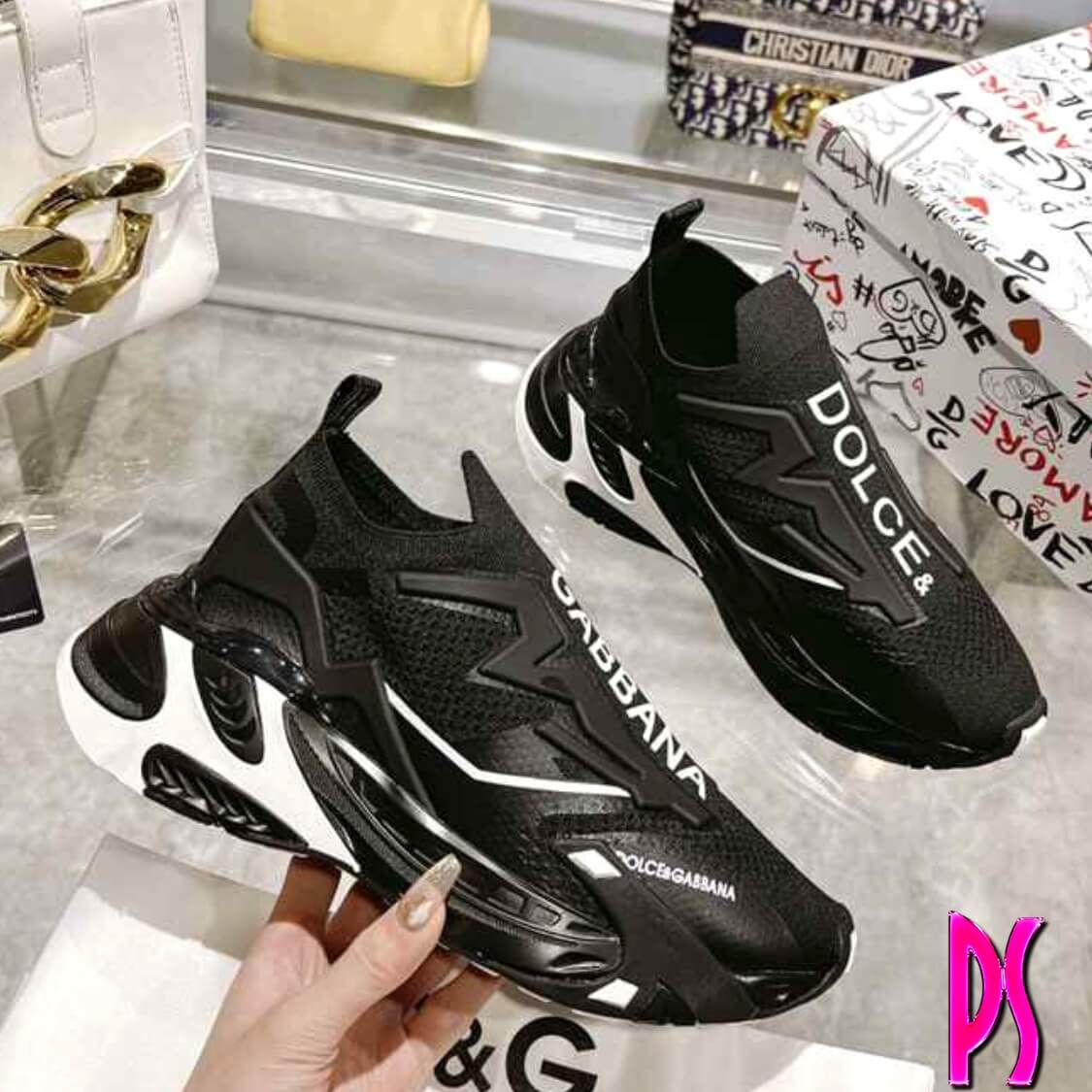 Men's Slip On Sneakers Black