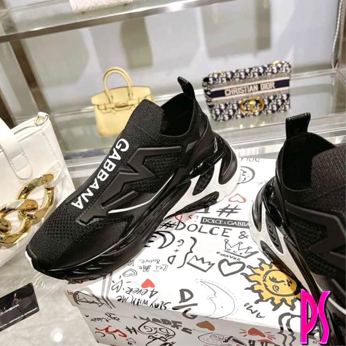 Men's Slip On Sneakers Black