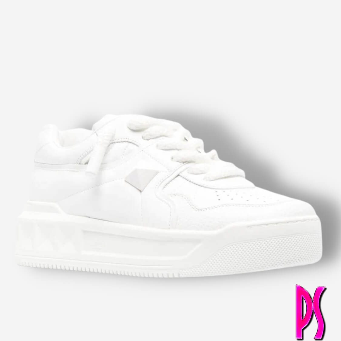 Valentino One Stud XL Low-Top Sneakers White