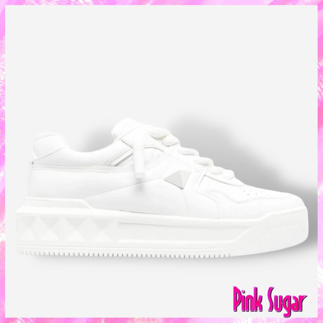 Valentino One Stud XL Low-Top Sneakers White