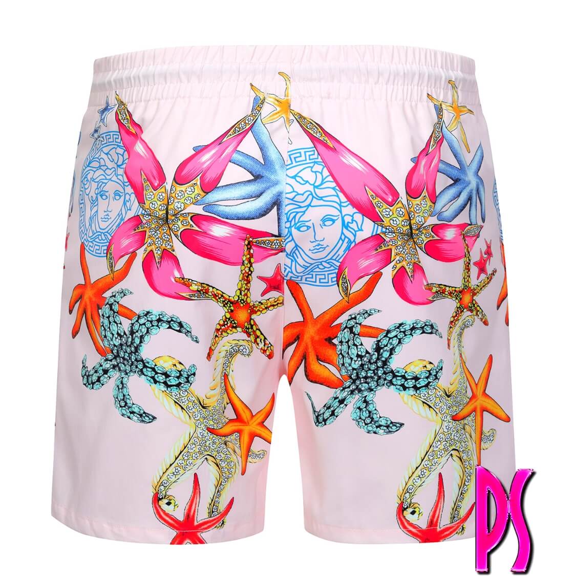 Versace Botanical Print Swim Shorts