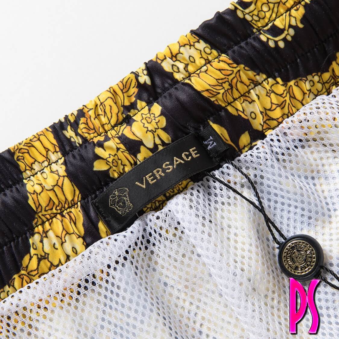 Versace Gold Barocco Swims Shorts Men's