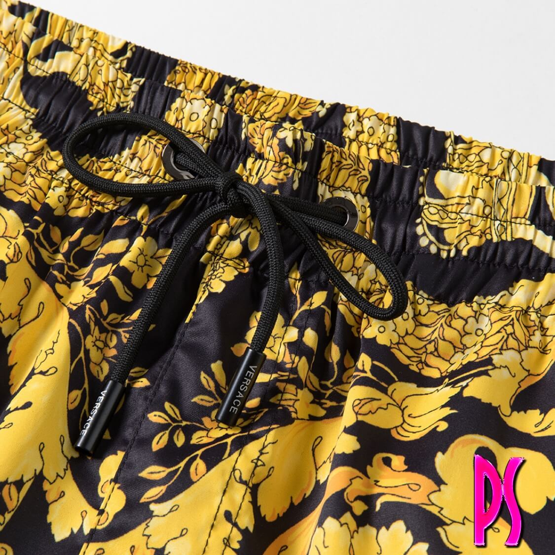 Versace Gold Barocco Swims Shorts Men's