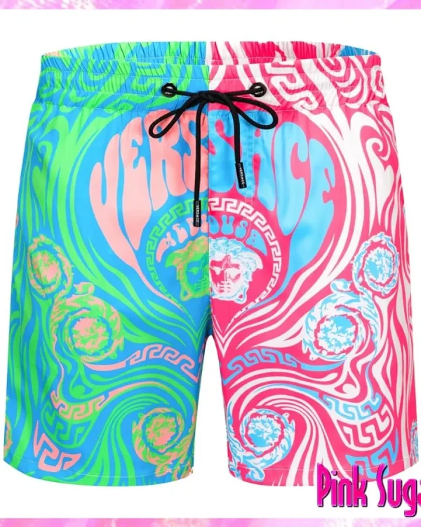 Versace Vintage Medusa Music Swim Shorts