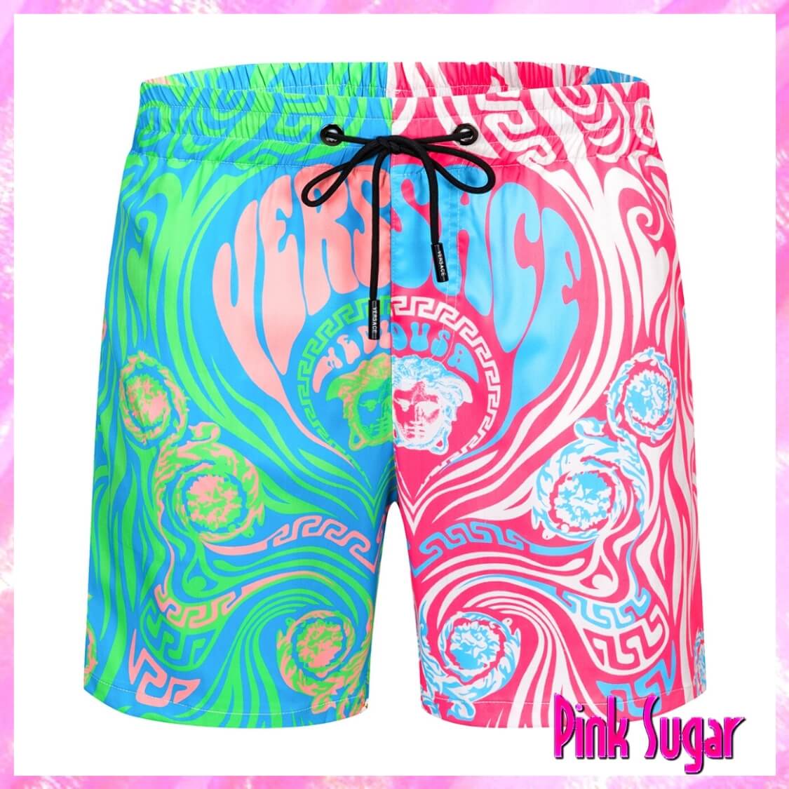 Versace Vintage Medusa Music Swim Shorts