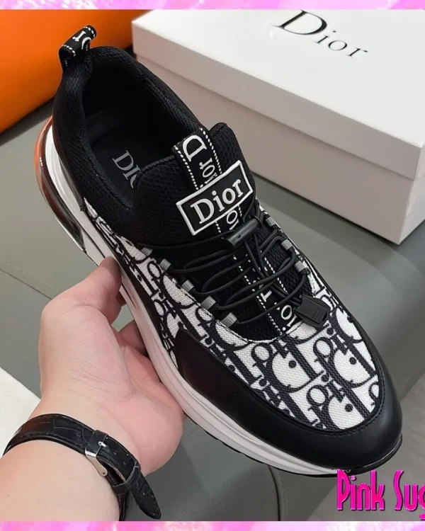 Christian Dior Drawstring Running Shoes Black