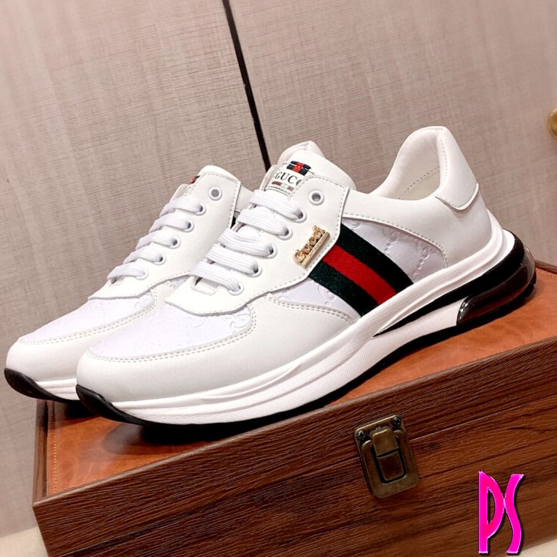 Gold Charm Sneakers