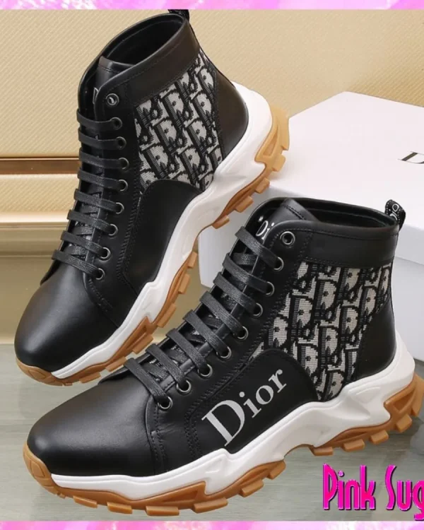 High Top Sneakers In Black